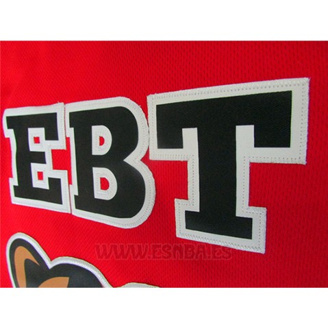 Camiseta Ebt Michael Jordan #23 Rojo